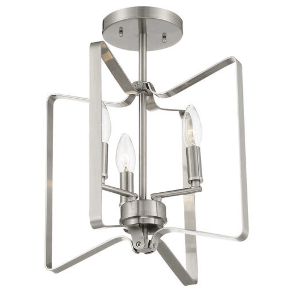 Shayna 3 Light 13 inch Convertible Semi Flush Ceiling Light - Orvon Lighting