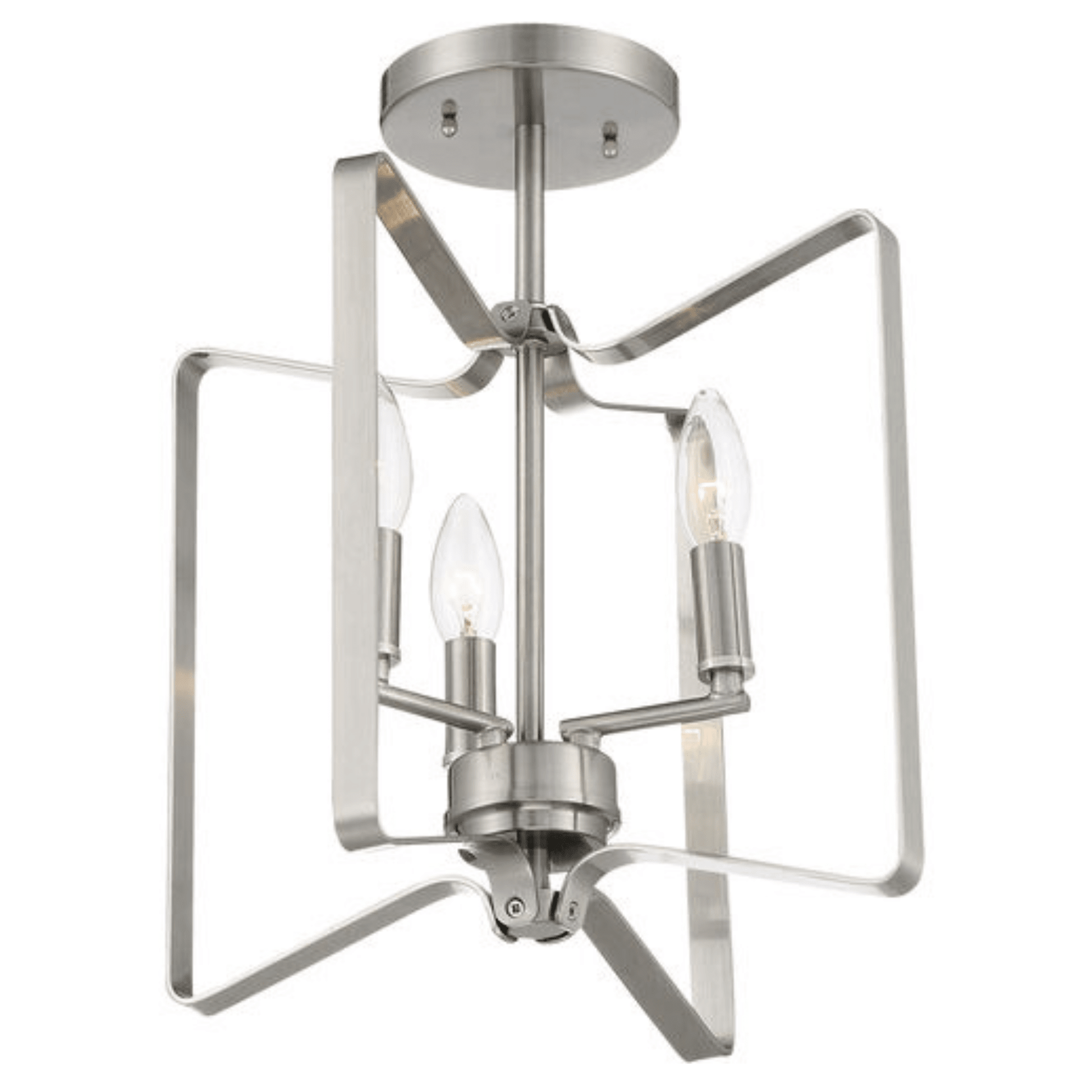Shayna 3 Light 13 inch Convertible Semi Flush Ceiling Light - Orvon Lighting