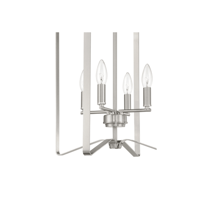Shayna 4 Light 15 inch Flat Black Foyer Light Ceiling Light - Orvon Lighting