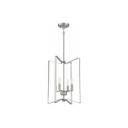 Shayna 4 Light 15 inch Flat Black Foyer Light Ceiling Light - Orvon Lighting