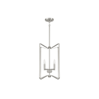 Shayna 4 Light 15 inch Flat Black Foyer Light Ceiling Light - Orvon Lighting