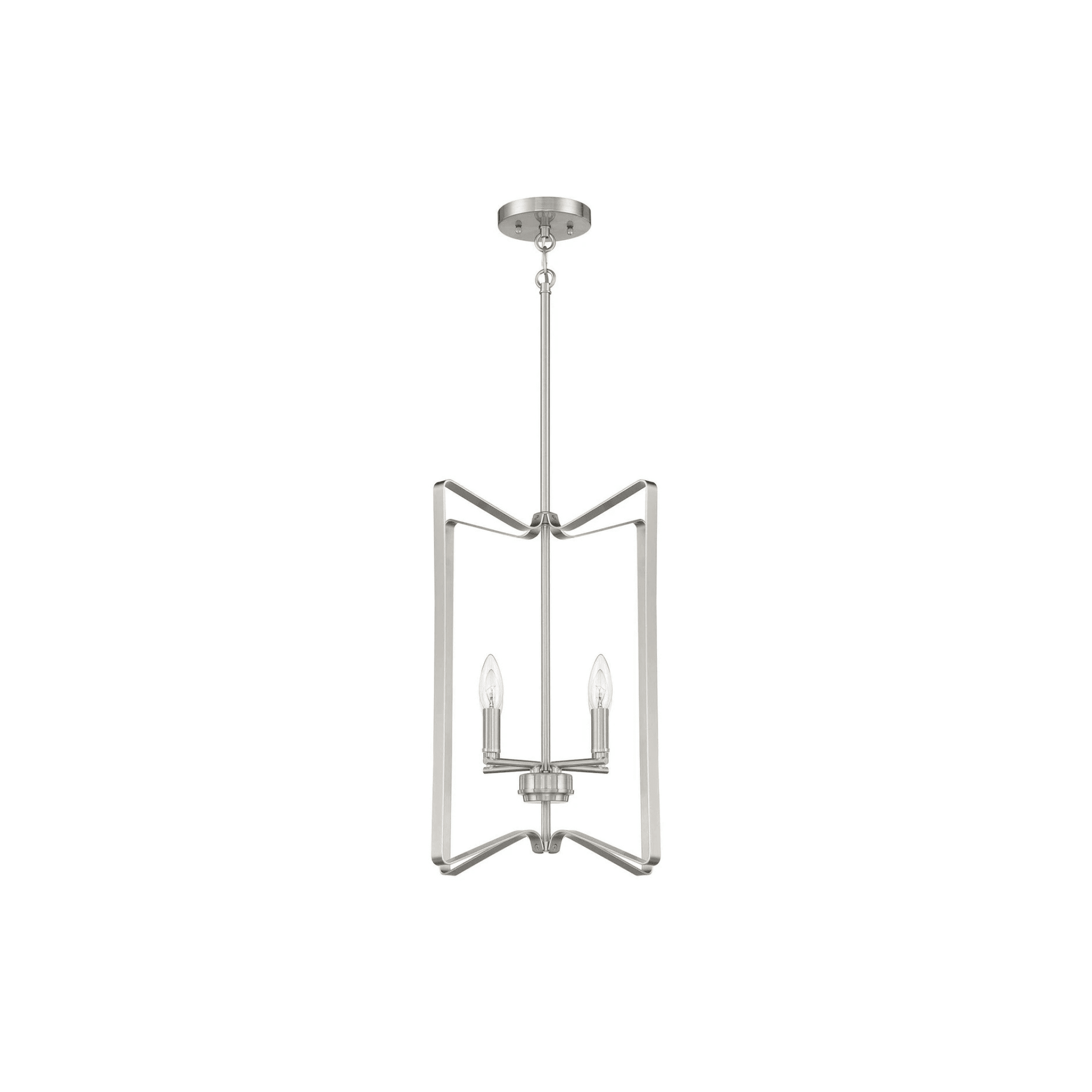 Shayna 4 Light 15 inch Flat Black Foyer Light Ceiling Light - Orvon Lighting