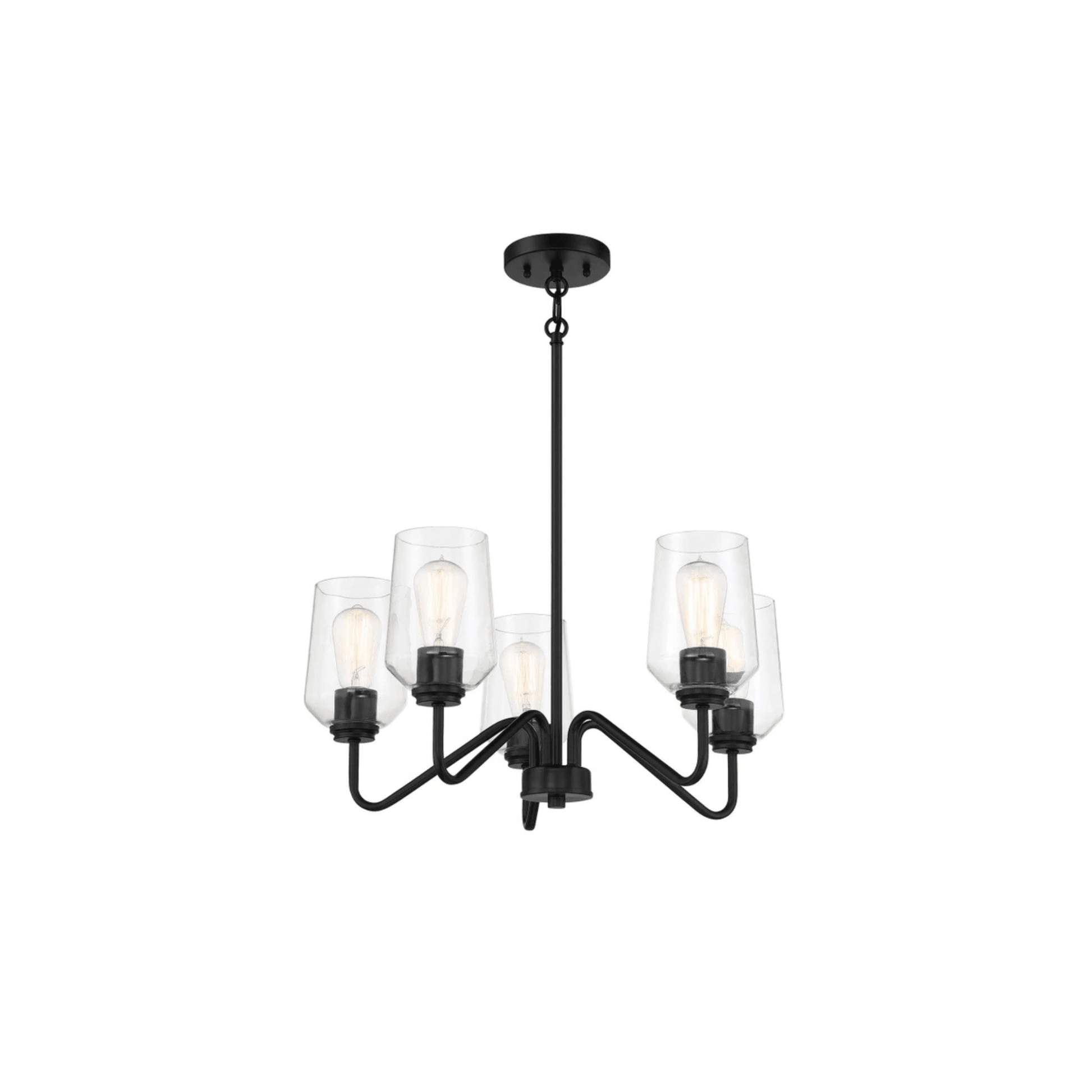 Shayna 5 Light 23 inch Chandelier Ceiling Light - Orvon Lighting