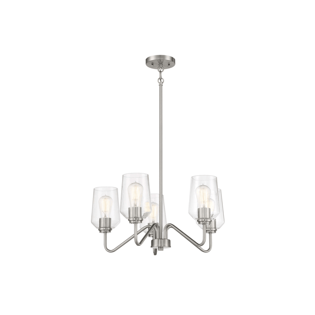 Shayna 5 Light 23 inch Chandelier Ceiling Light - Orvon Lighting