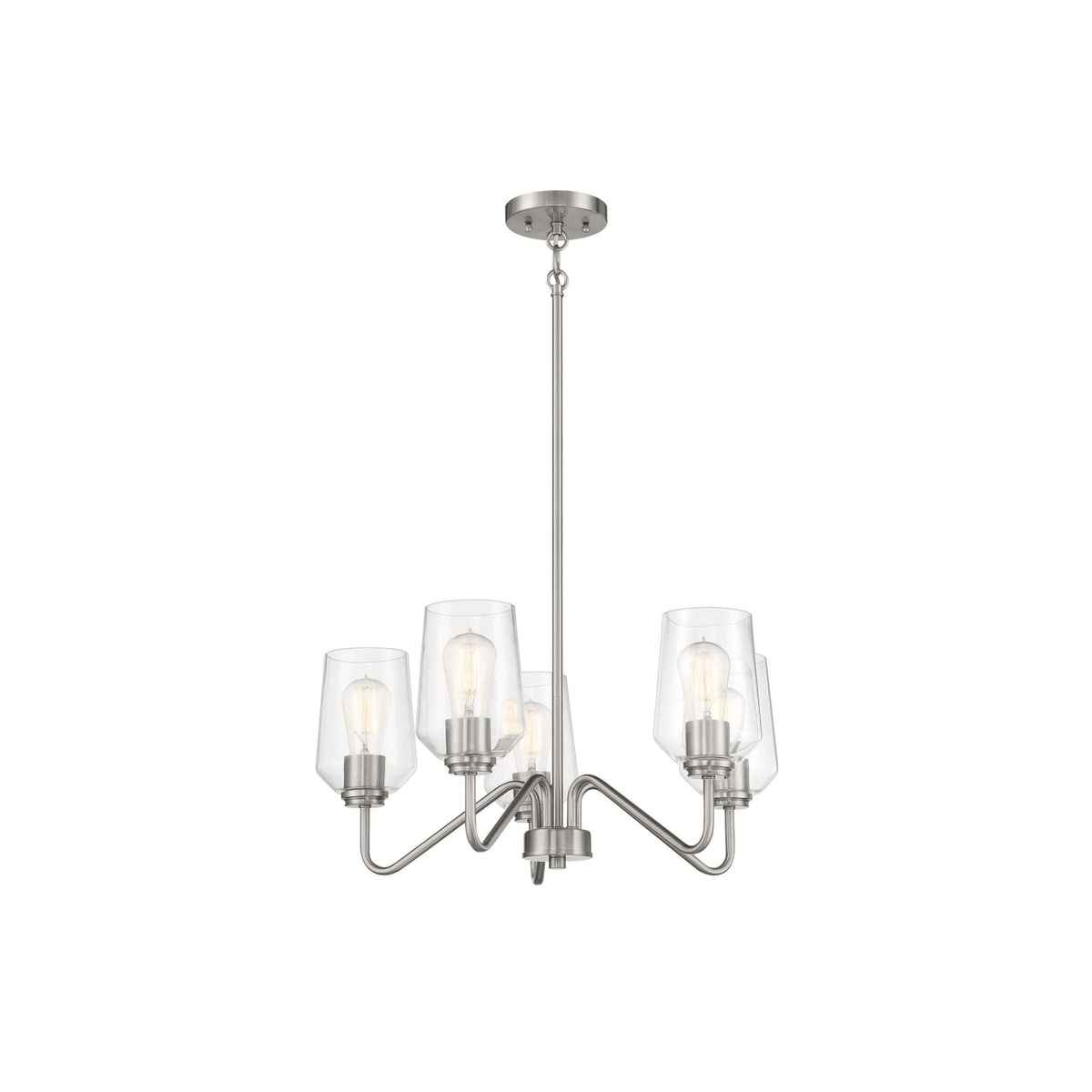 Shayna 5 Light 23 inch Chandelier Ceiling Light - Orvon Lighting