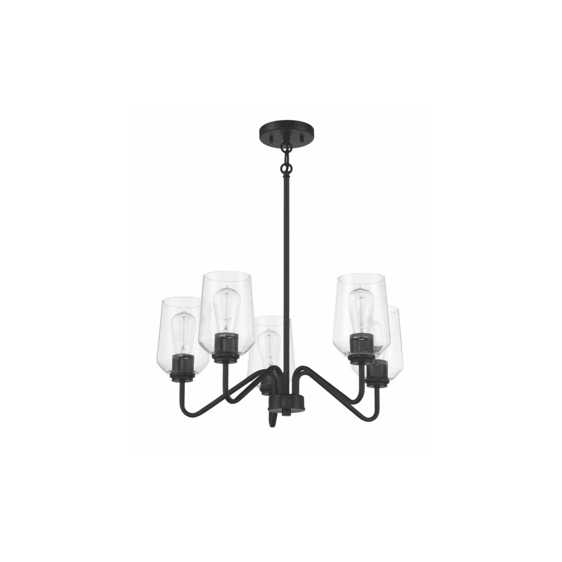 Shayna 5 Light 23 inch Chandelier Ceiling Light - Orvon Lighting