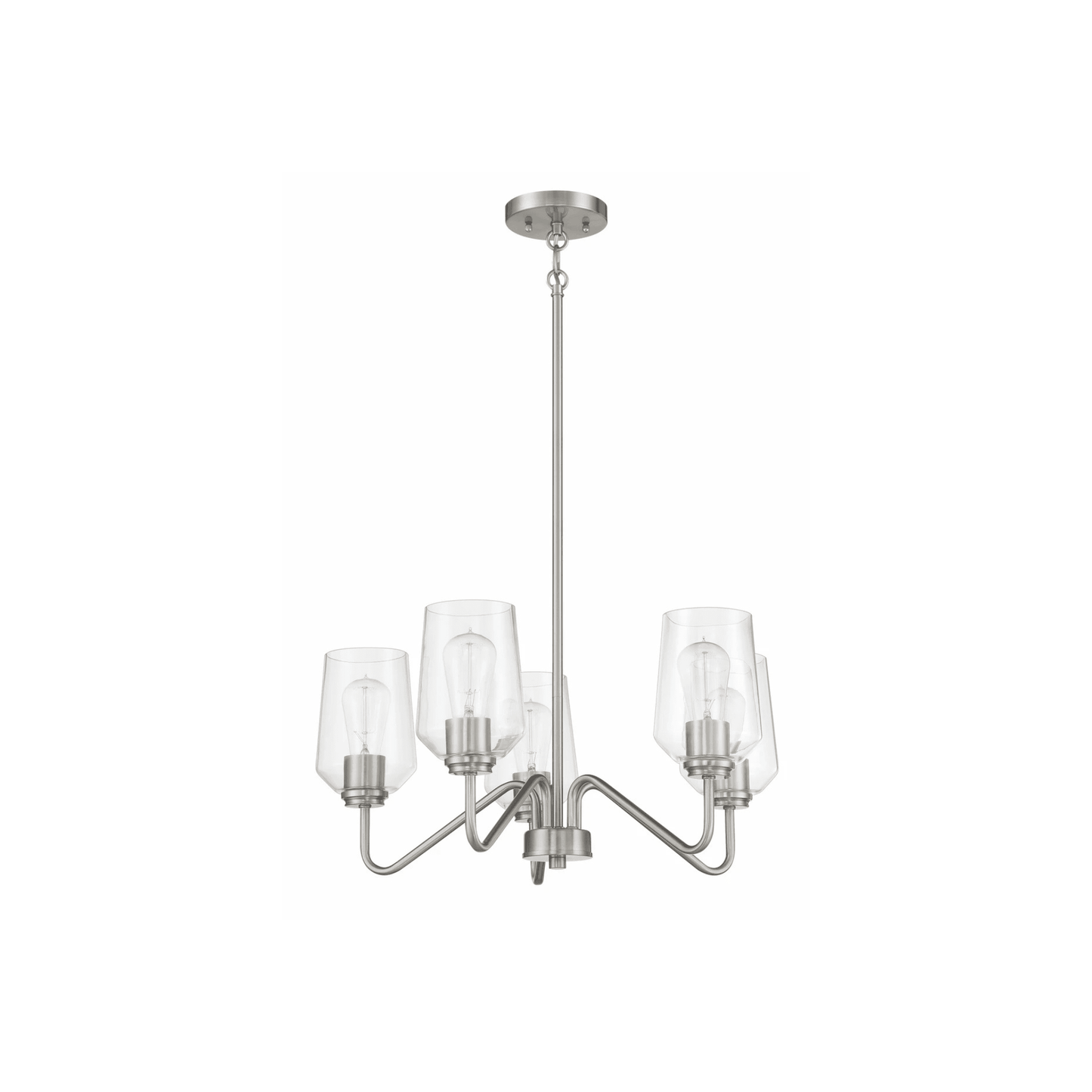 Shayna 5 Light 23 inch Chandelier Ceiling Light - Orvon Lighting