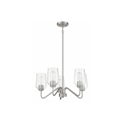 Shayna 5 Light 23 inch Chandelier Ceiling Light - Orvon Lighting
