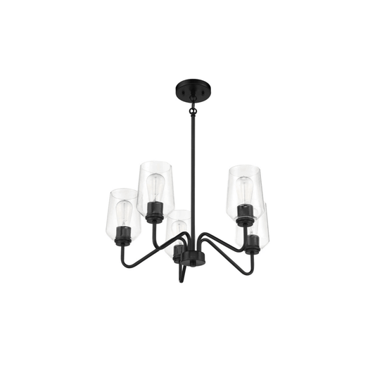 Shayna 5 Light 23 inch Chandelier Ceiling Light - Orvon Lighting