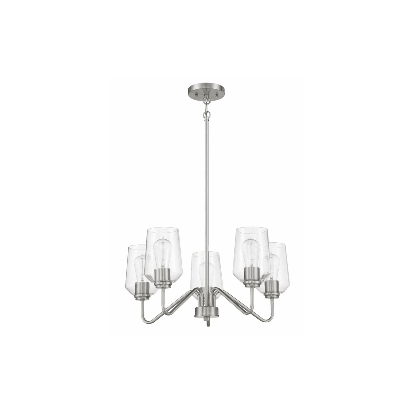Shayna 5 Light 23 inch Chandelier Ceiling Light - Orvon Lighting