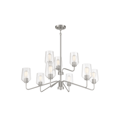 Shayna 9 Light 39 inch Chandelier Ceiling Light - Orvon Lighting