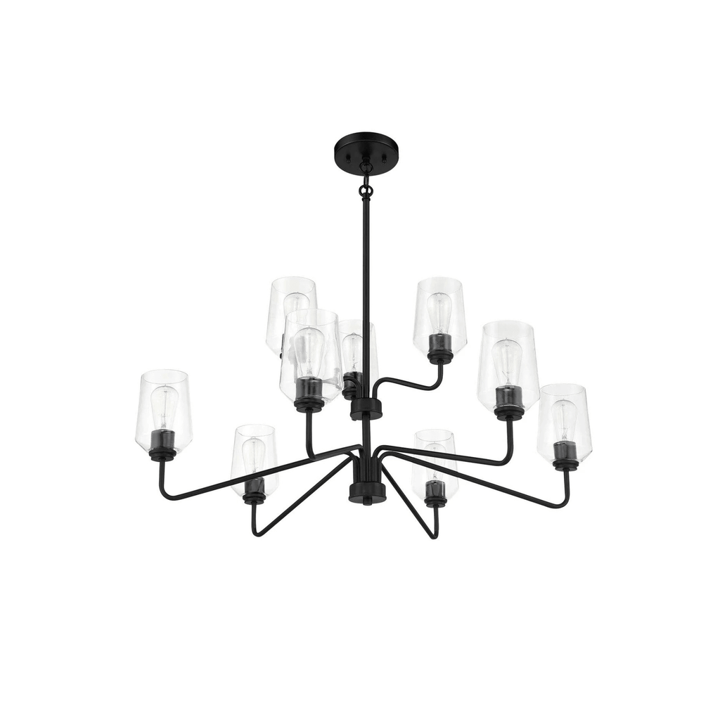 Shayna 9 Light 39 inch Chandelier Ceiling Light - Orvon Lighting