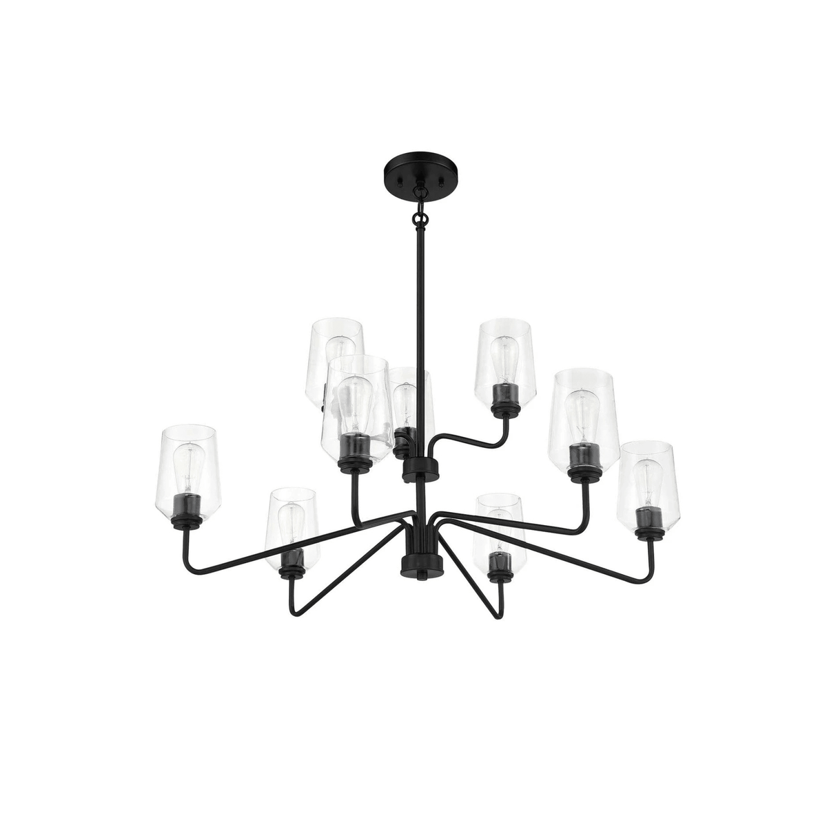 Shayna 9 Light 39 inch Chandelier Ceiling Light - Orvon Lighting