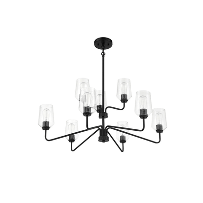 Shayna 9 Light 39 inch Chandelier Ceiling Light - Orvon Lighting