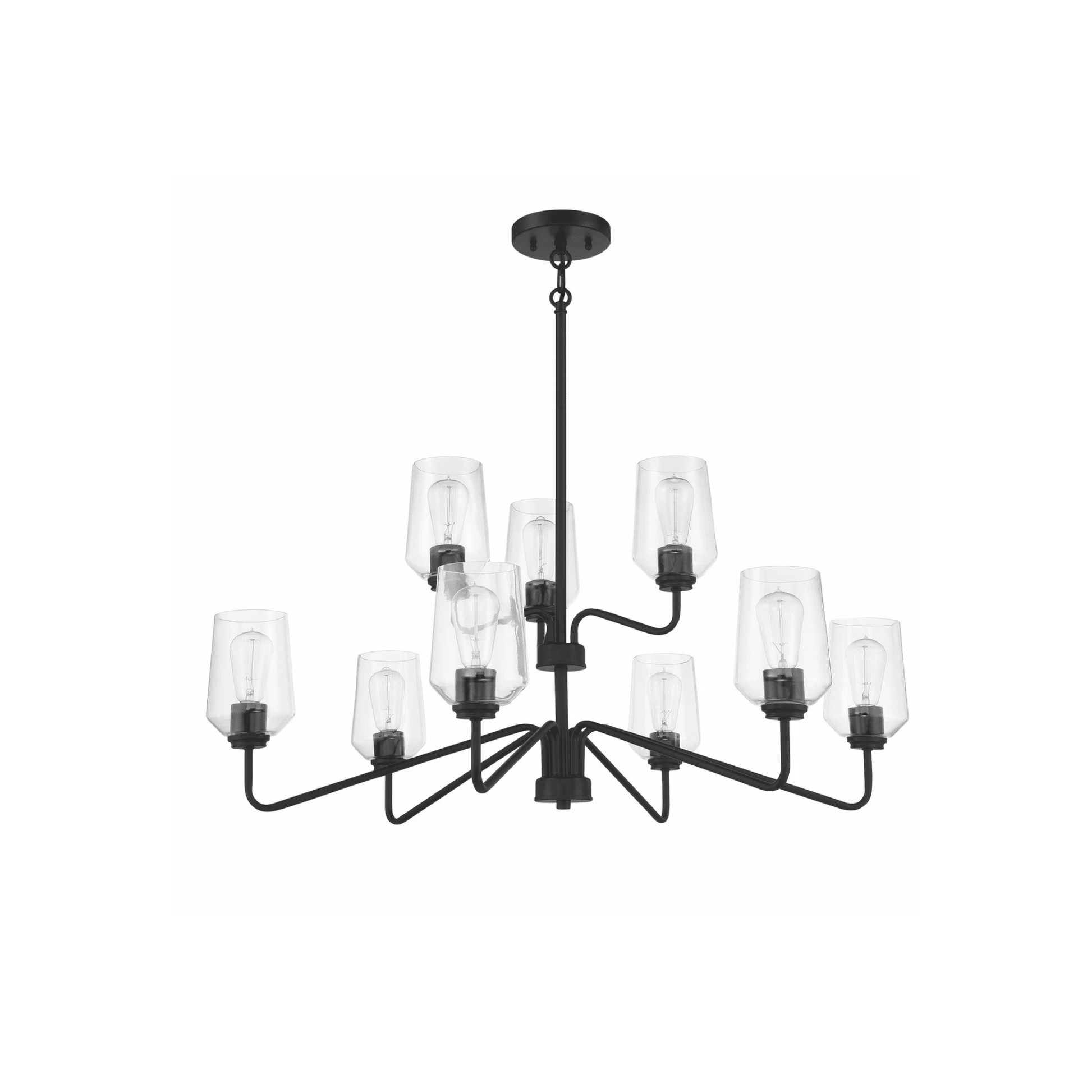 Shayna 9 Light 39 inch Chandelier Ceiling Light - Orvon Lighting