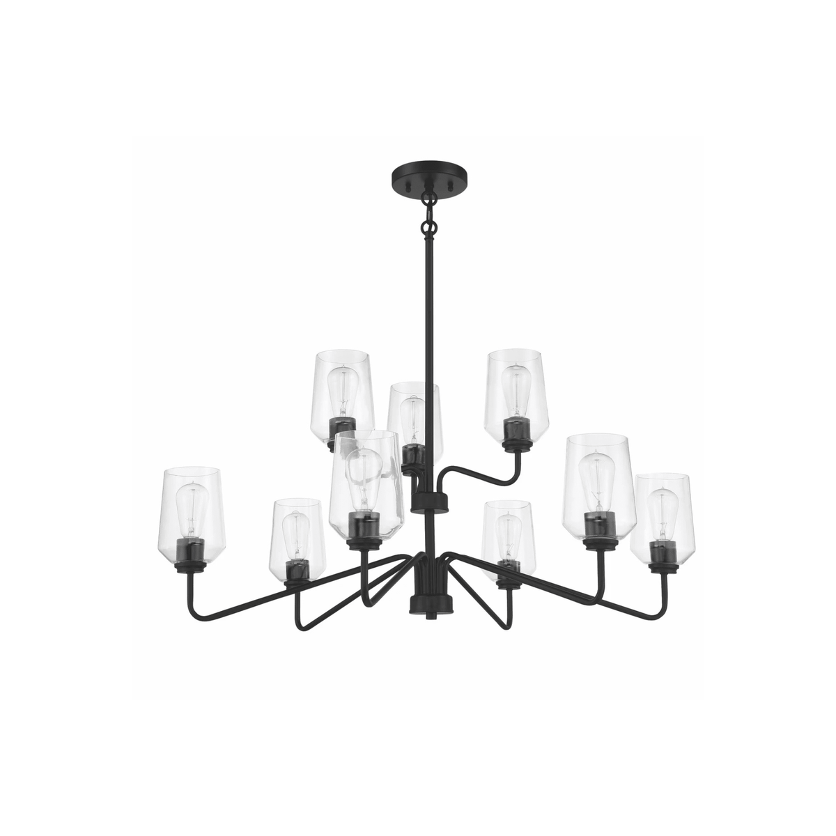 Shayna 9 Light 39 inch Chandelier Ceiling Light - Orvon Lighting
