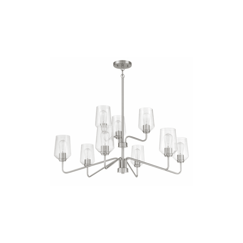 Shayna 9 Light 39 inch Chandelier Ceiling Light - Orvon Lighting