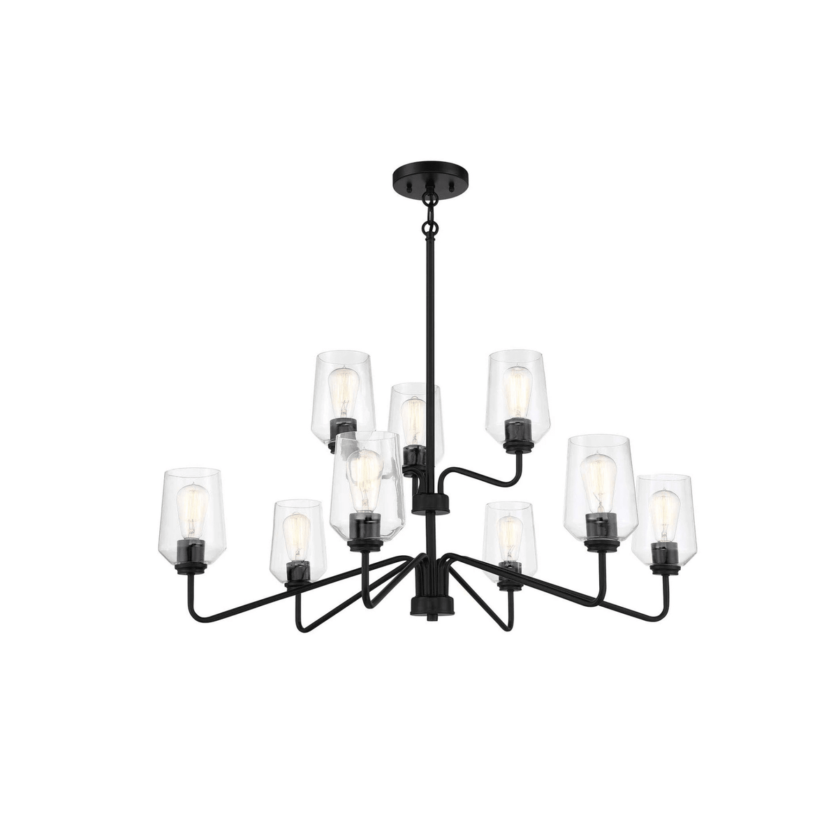 Shayna 9 Light 39 inch Chandelier Ceiling Light - Orvon Lighting