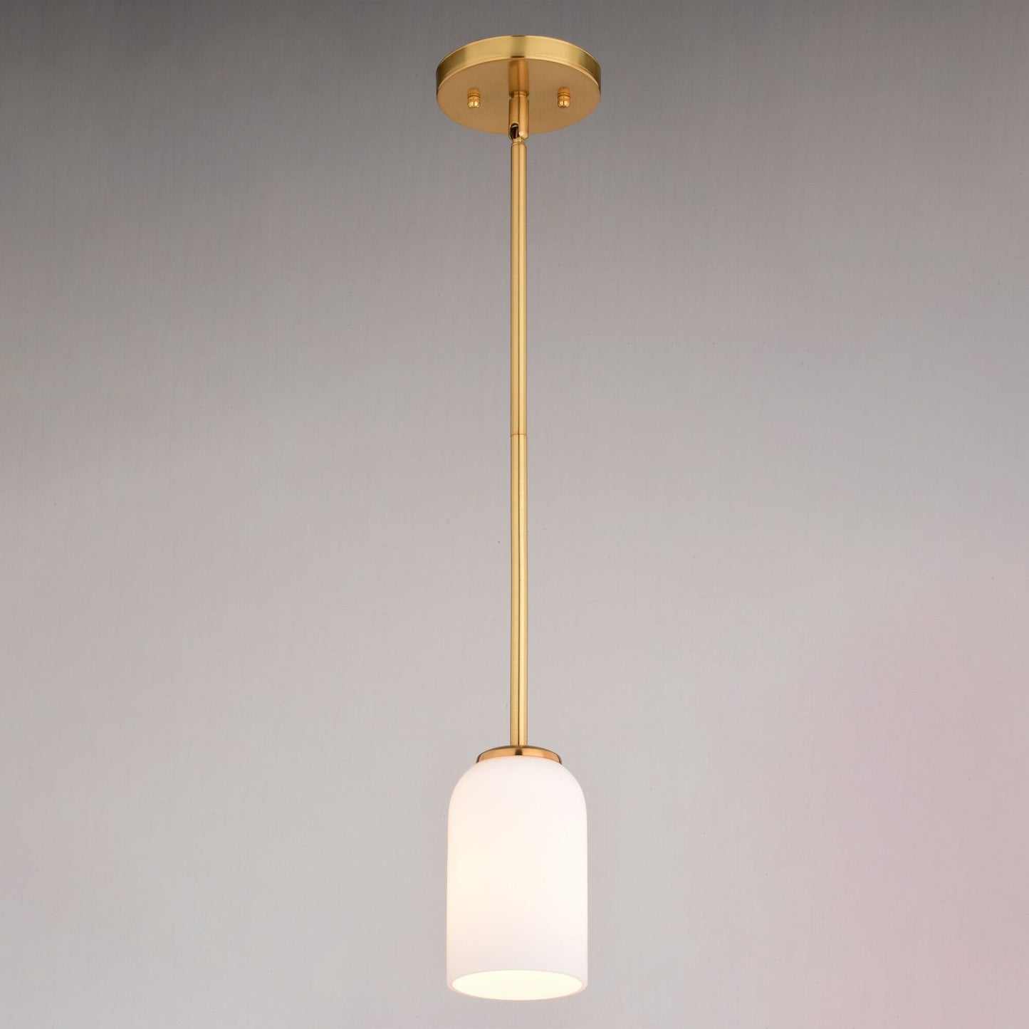 Shelby 5 - in. 1 Light Mini Pendant Natural Brass - Orvon Lighting