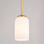 Shelby 5 - in. 1 Light Mini Pendant Natural Brass - Orvon Lighting