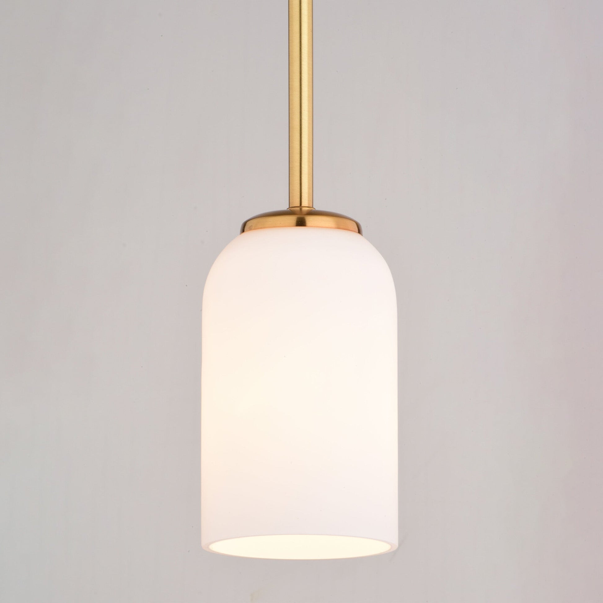 Shelby 5 - in. 1 Light Mini Pendant Natural Brass - Orvon Lighting