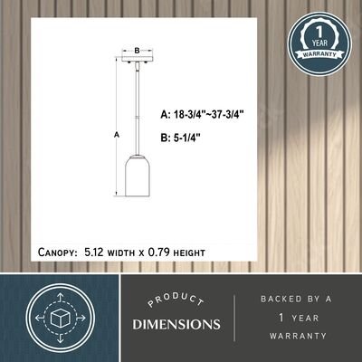 Shelby 5 - in. 1 Light Mini Pendant Natural Brass - Orvon Lighting