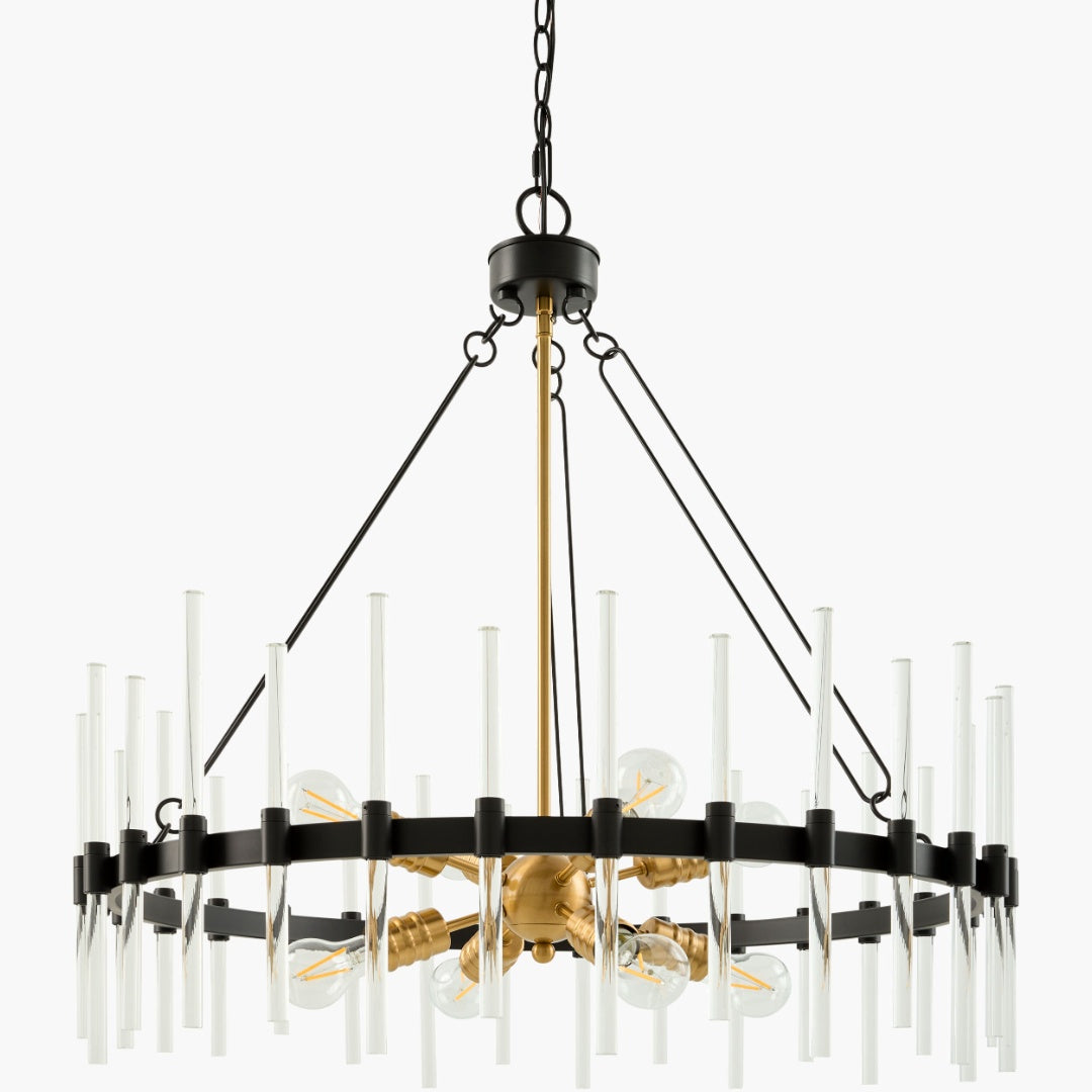 Surya Solenne 30" L × 30" W Chandelier – Default Title