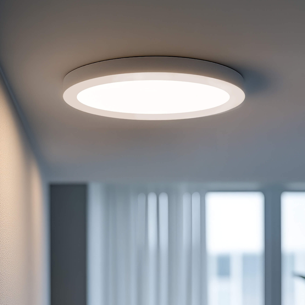 Smart 12in Flush Mount, RGB+CCT, BLE Mesh - Orvon Lighting