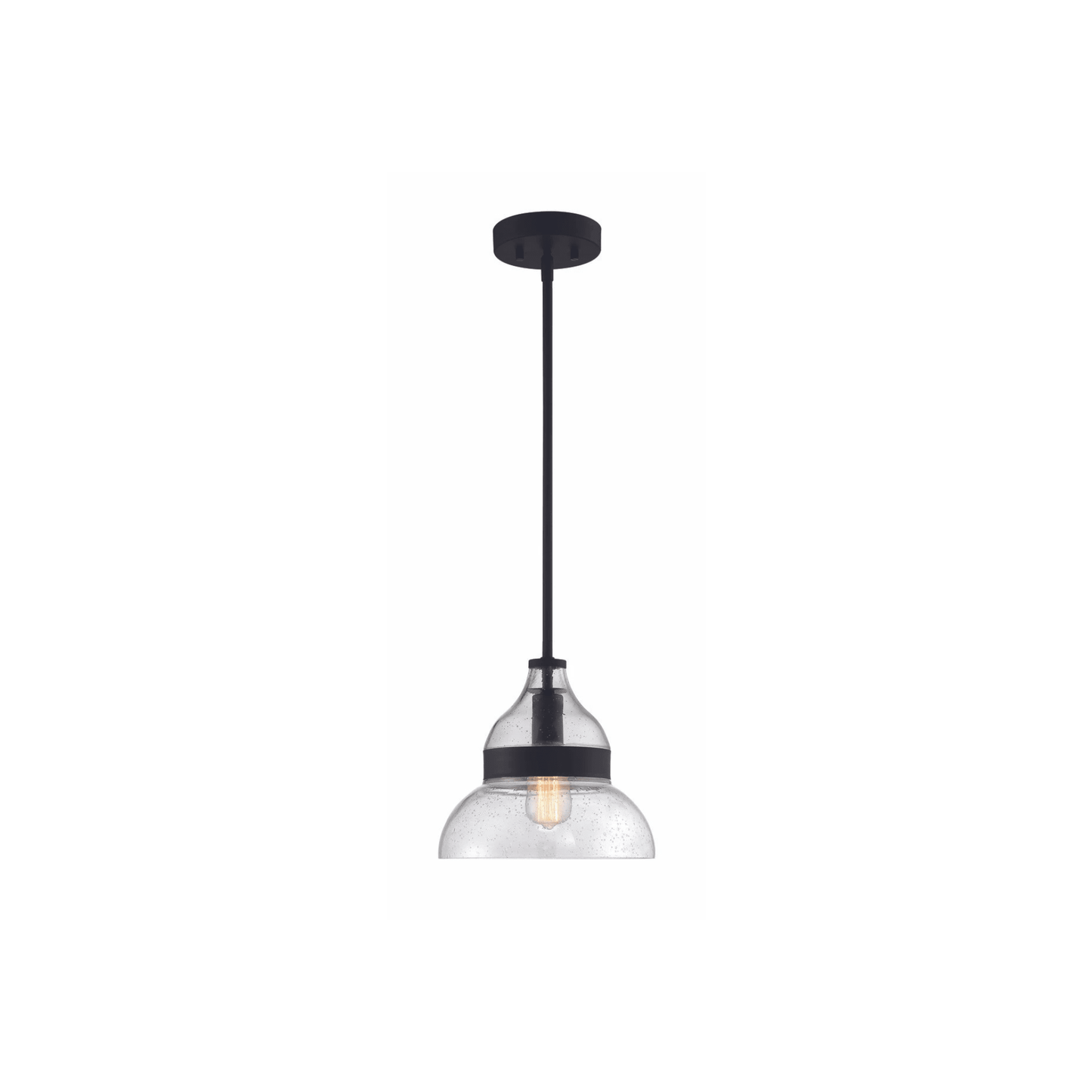 Smyth 1 Light 10.5 inch Mini Pendant Ceiling Light P960FB1 - Orvon Lighting