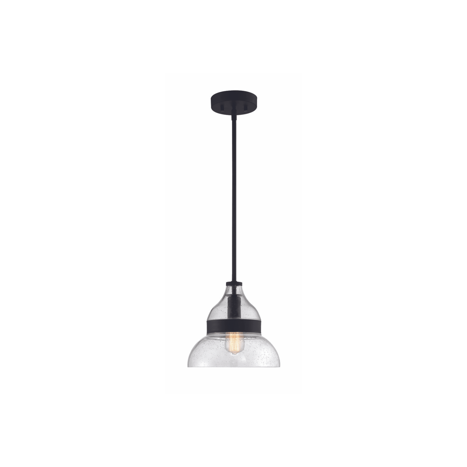 Smyth 1 Light 10.5 inch Mini Pendant Ceiling Light P960FB1 - Orvon Lighting