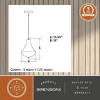 Somerset 10 in. W LED Mini Pendant Oil Rubbed Bronze - Orvon Lighting