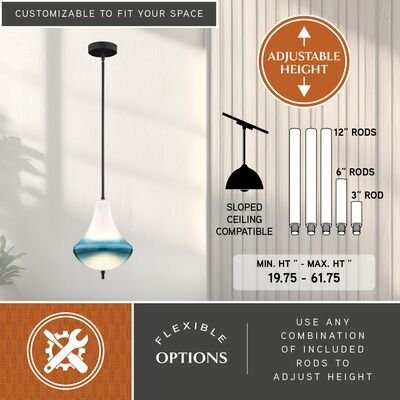 Somerset 10 in. W LED Mini Pendant Oil Rubbed Bronze - Orvon Lighting