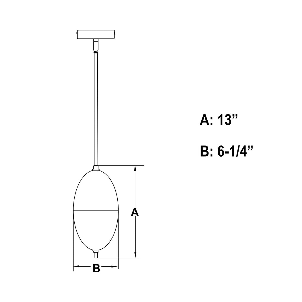 Somerset 6.25 in. W LED Mini Pendant Oil Rubbed Bronze - Orvon Lighting