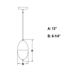 Somerset 6.25 in. W LED Mini Pendant Oil Rubbed Bronze - Orvon Lighting