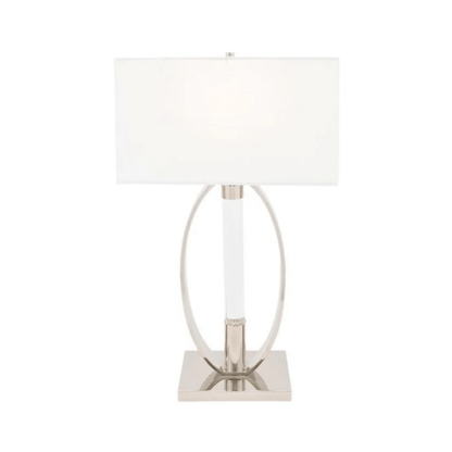Sparkling Crystal & Chrome Table Lamp 2 Light - Orvon Lighting