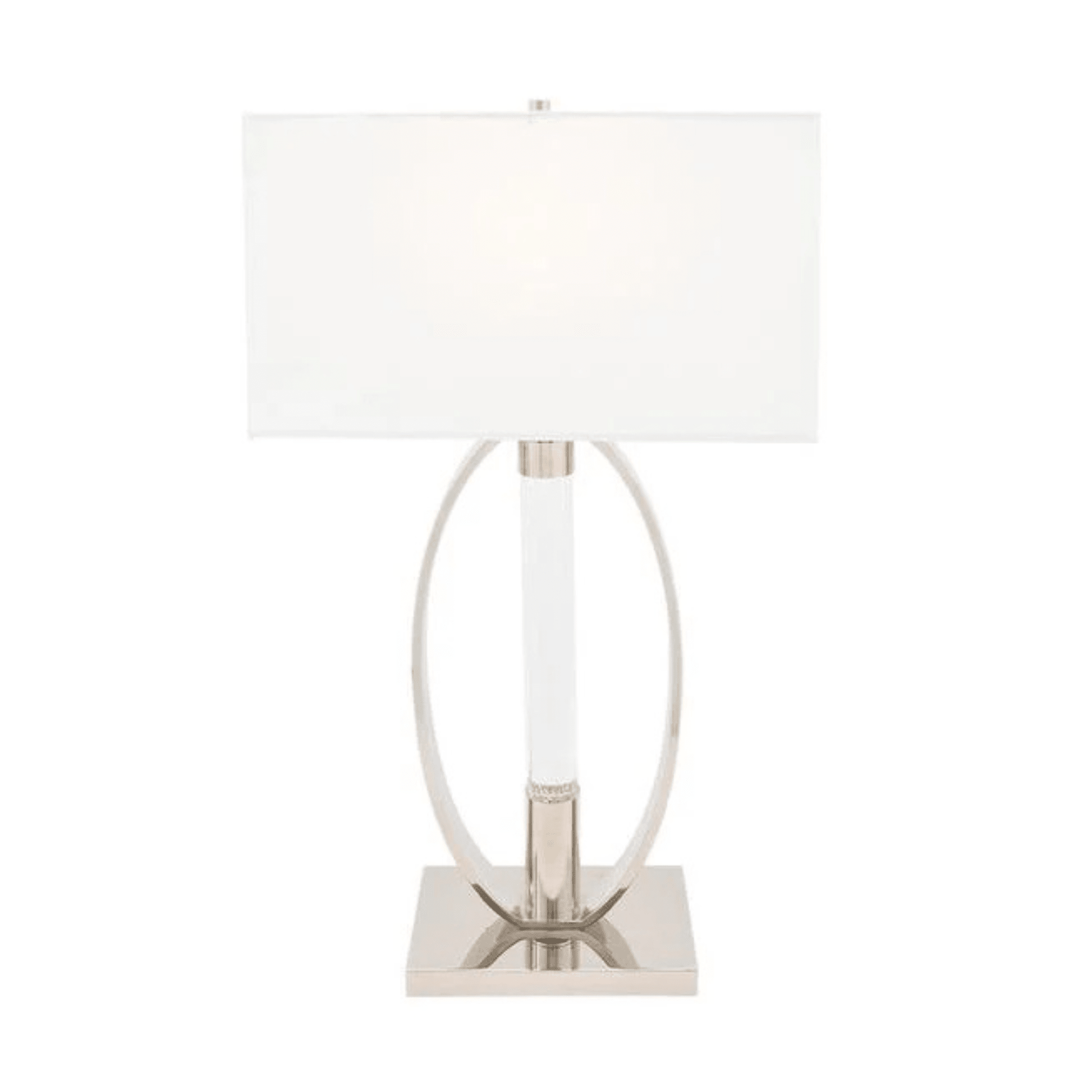 Sparkling Crystal & Chrome Table Lamp 2 Light - Orvon Lighting