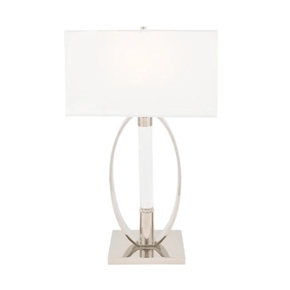 Sparkling Crystal & Chrome Table Lamp 2 Light - Orvon Lighting