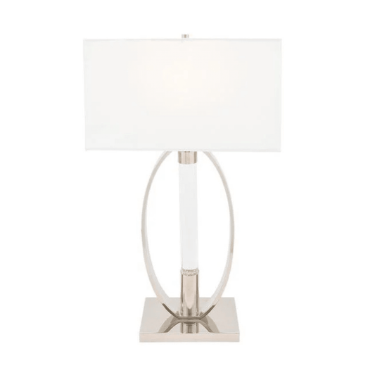 Sparkling Crystal & Chrome Table Lamp 2 Light - Orvon Lighting
