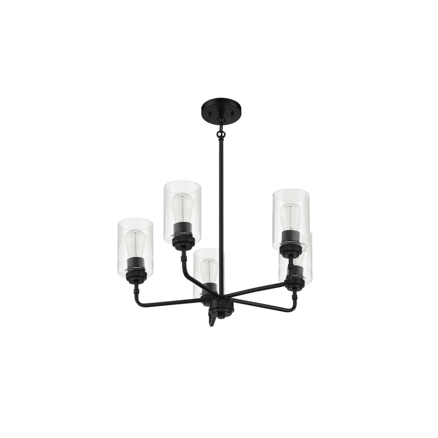 Stowe 5 Light 23 inch Chandelier Ceiling Light - Orvon Lighting