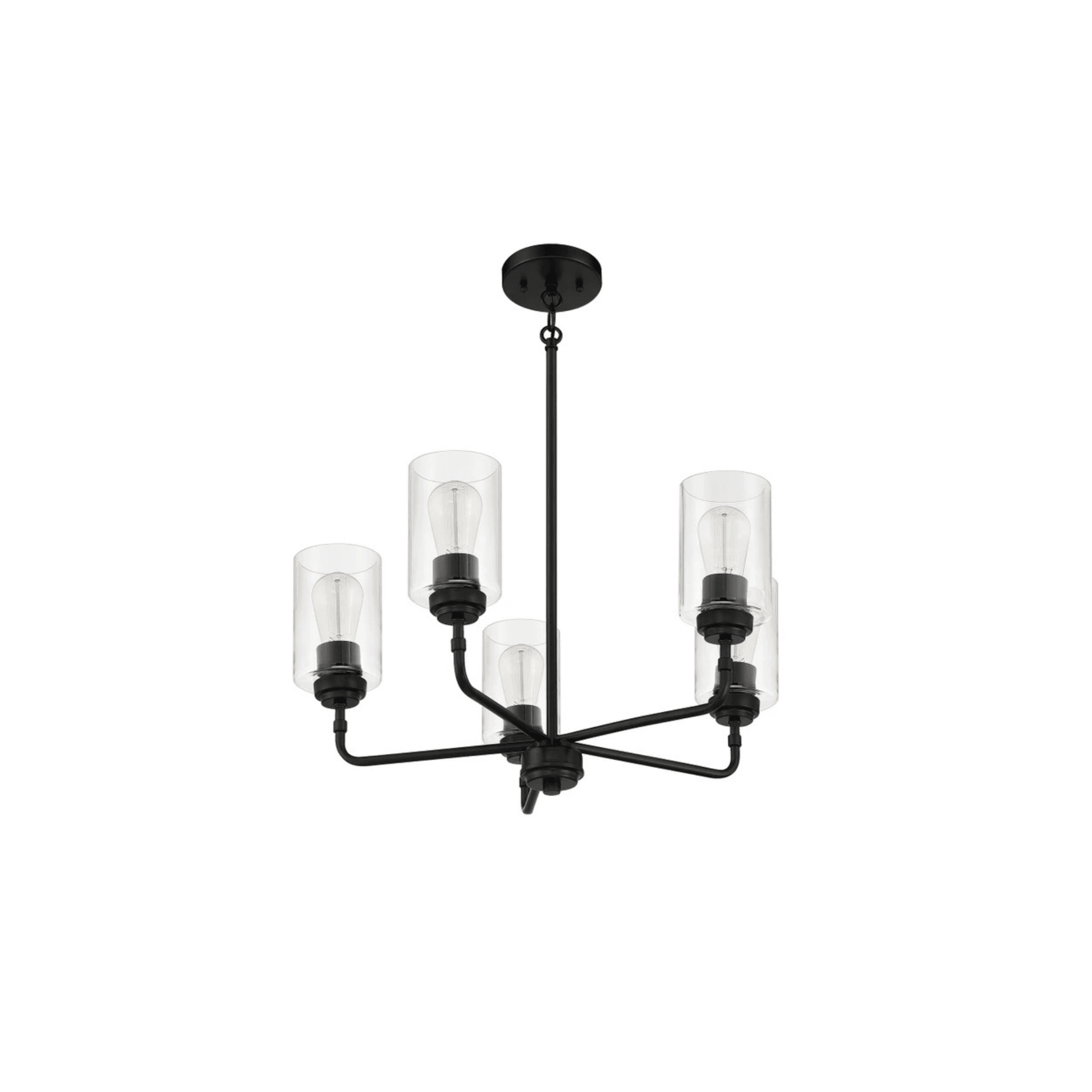 Stowe 5 Light 23 inch Chandelier Ceiling Light - Orvon Lighting