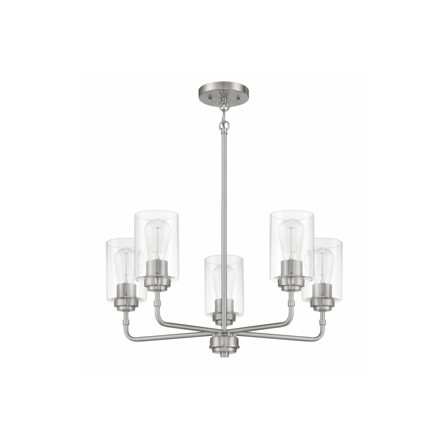 Stowe 5 Light 23 inch Chandelier Ceiling Light - Orvon Lighting