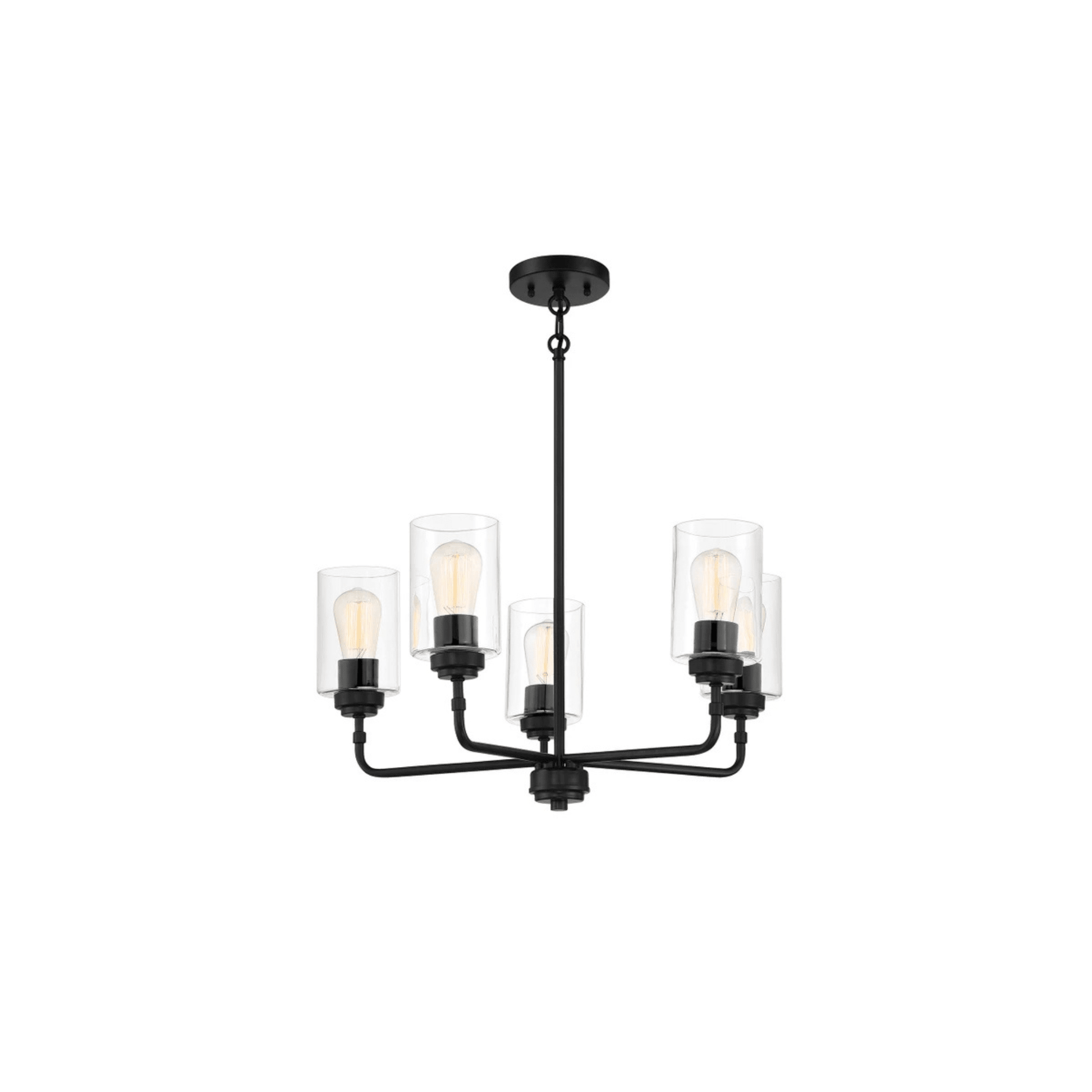 Stowe 5 Light 23 inch Chandelier Ceiling Light - Orvon Lighting