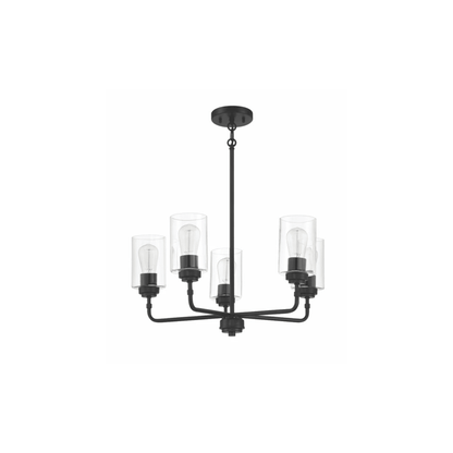 Stowe 5 Light 23 inch Chandelier Ceiling Light - Orvon Lighting