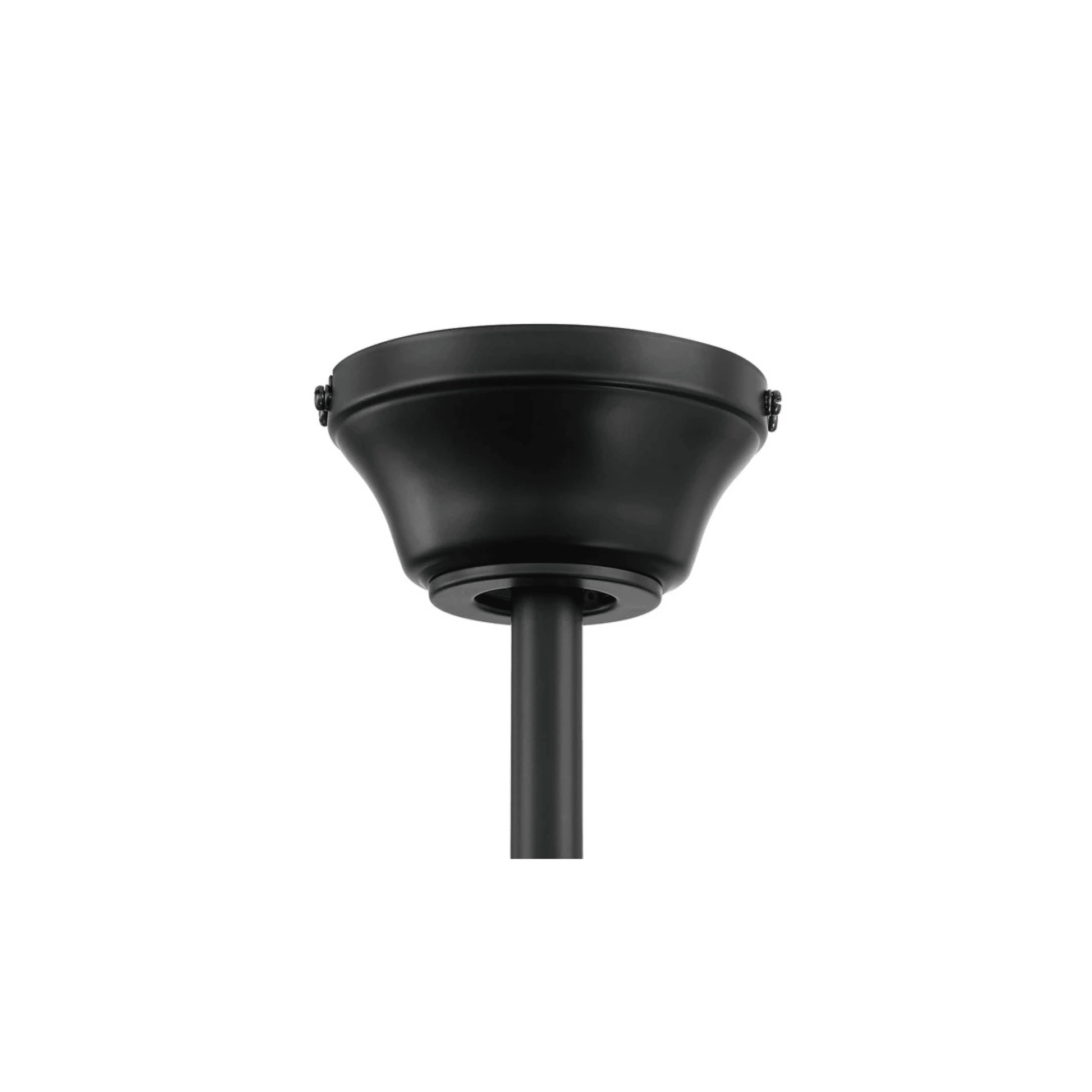 Teana 52 inch Flat Black and Satin Brass with Flat Black/Mesquite Blades Ceiling Fan - Orvon Lighting