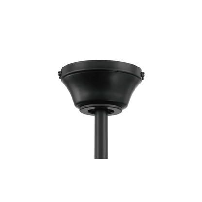 Teana 52 inch Flat Black and Satin Brass with Flat Black/Mesquite Blades Ceiling Fan - Orvon Lighting