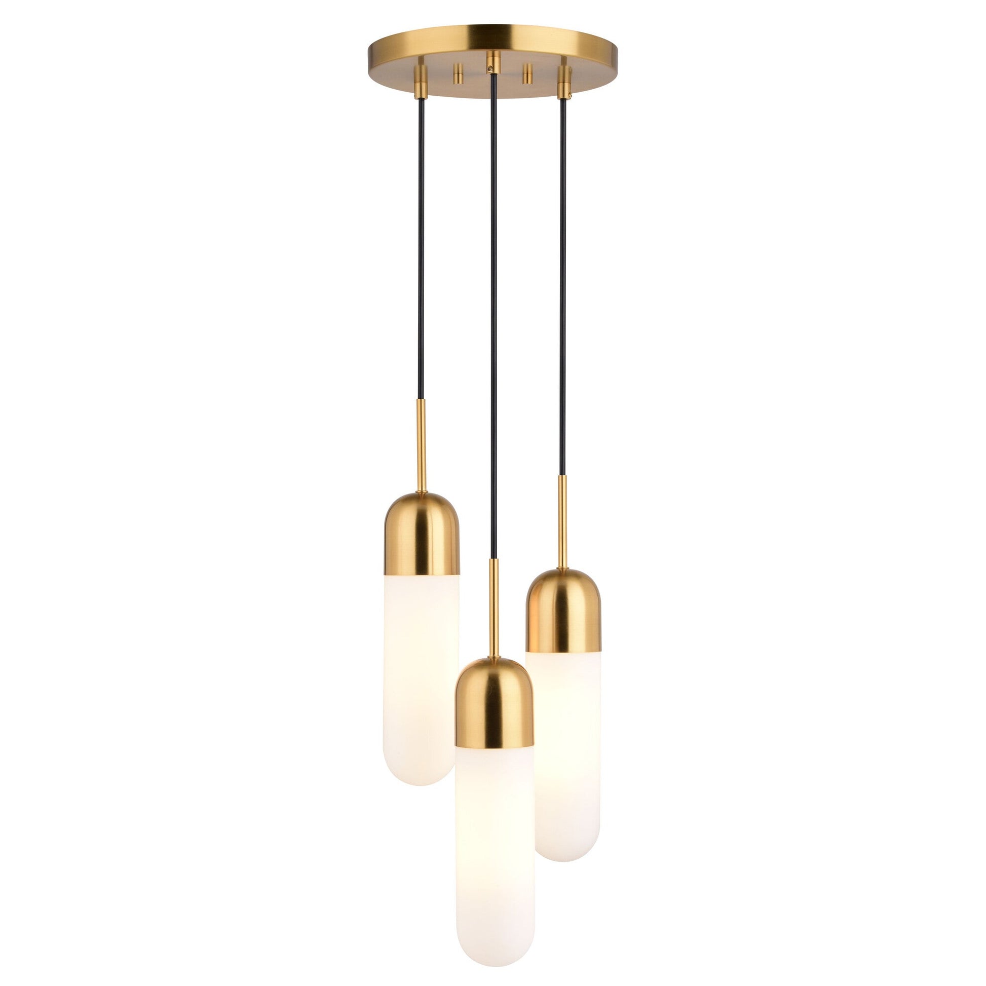 Thalia 10 - in. 3 Light Pendant - Orvon Lighting