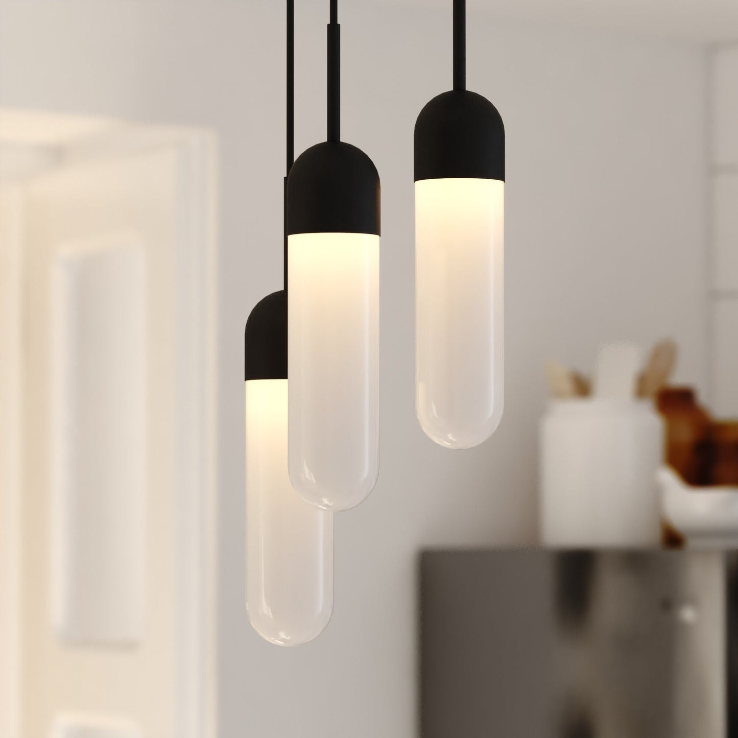Thalia 10 - in. 3 Light Pendant - Orvon Lighting