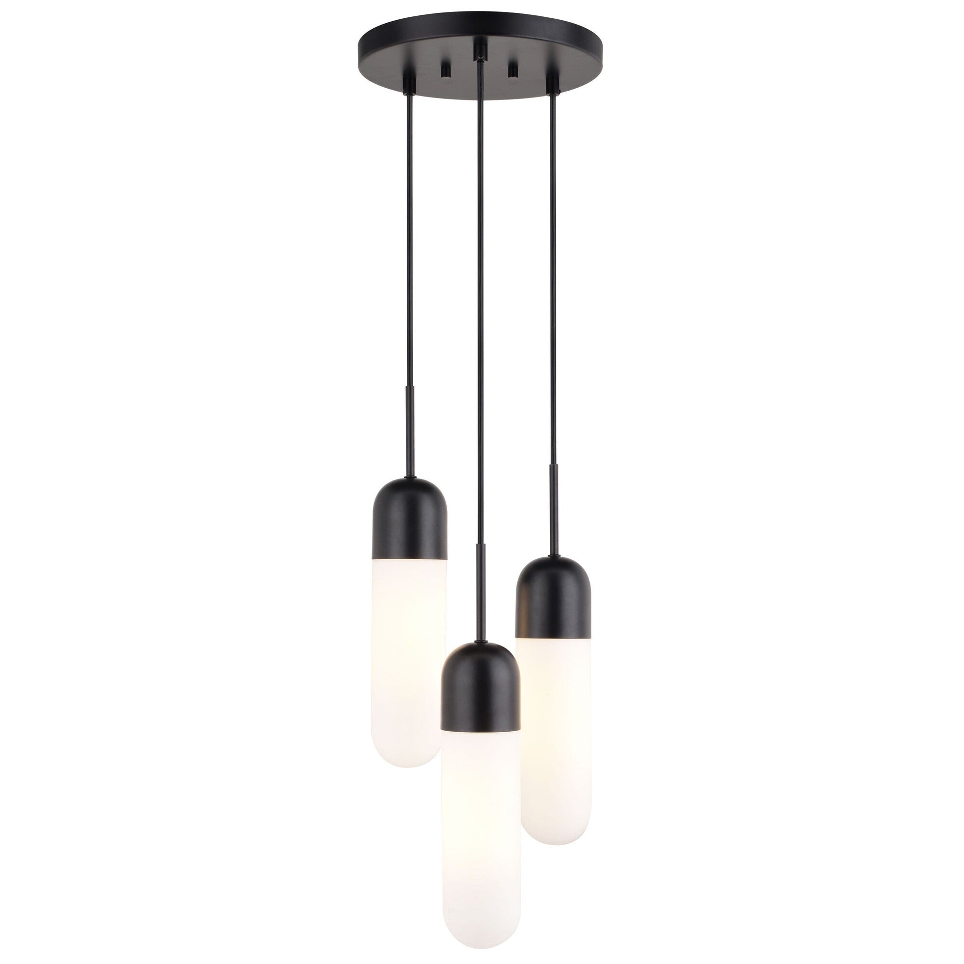 Thalia 10 - in. 3 Light Pendant - Orvon Lighting