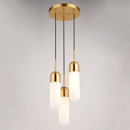 Thalia 10 - in. 3 Light Pendant - Orvon Lighting