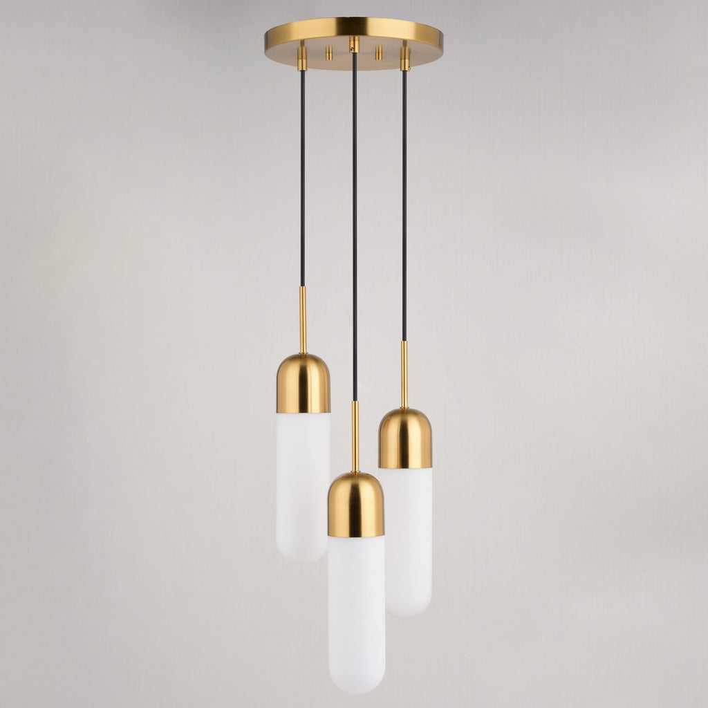 Thalia 10 - in. 3 Light Pendant - Orvon Lighting